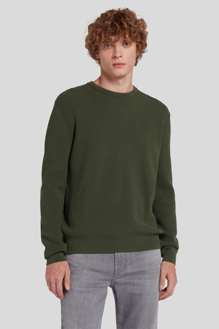 SWEATER LUXE PERFORMANCE ARMY