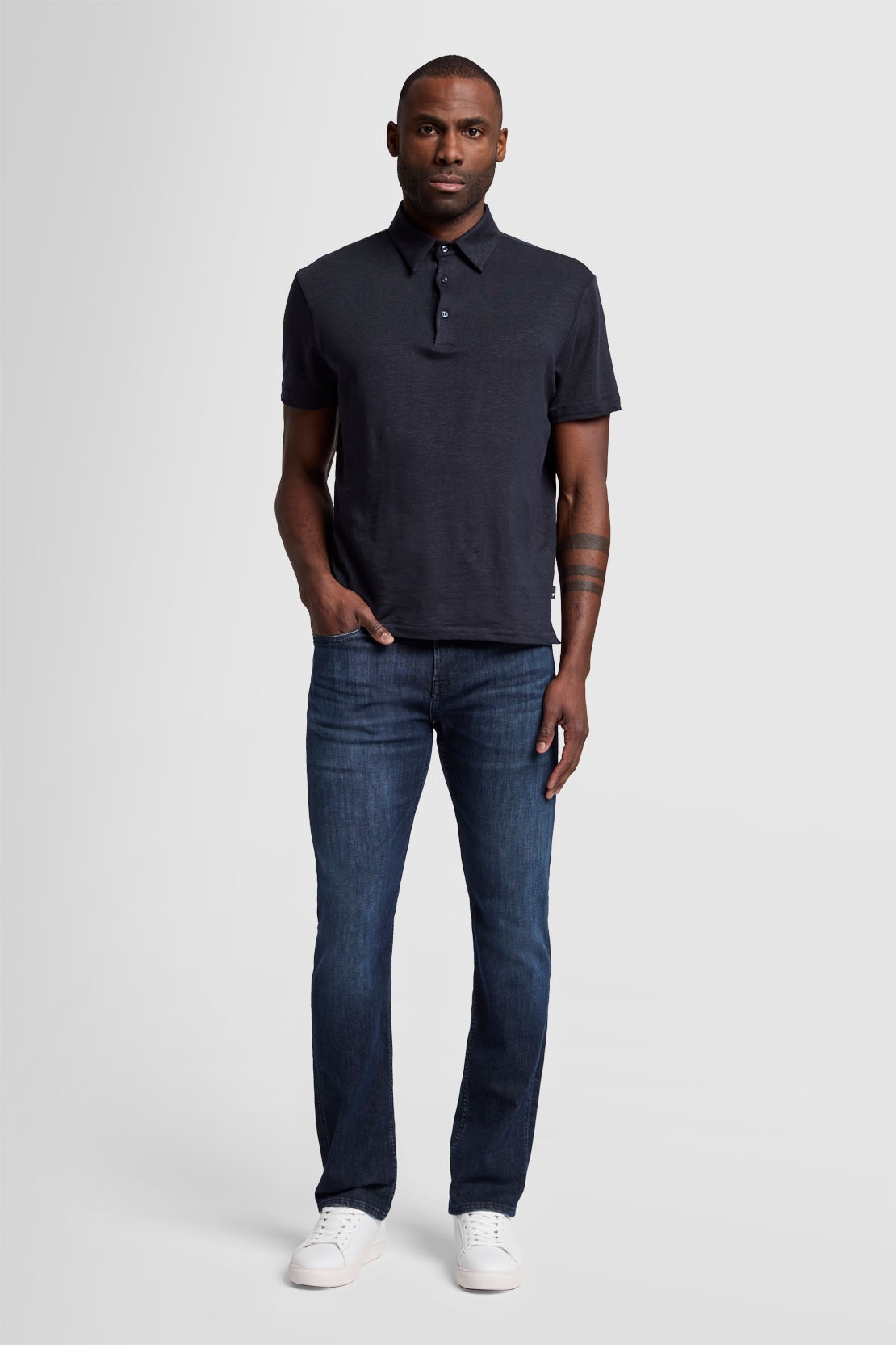 7 For All Mankind - Slimmy Stretch Tek Caps Lock - Slim Jeans - dark blue
 