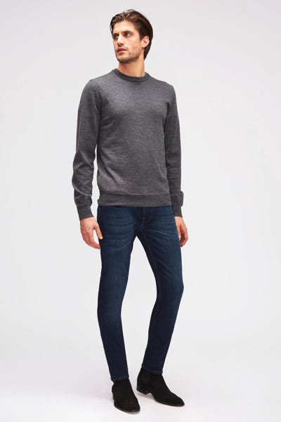 7 For All Mankind - Slimmy Tapered Luxe Performance Plus Deep Blue