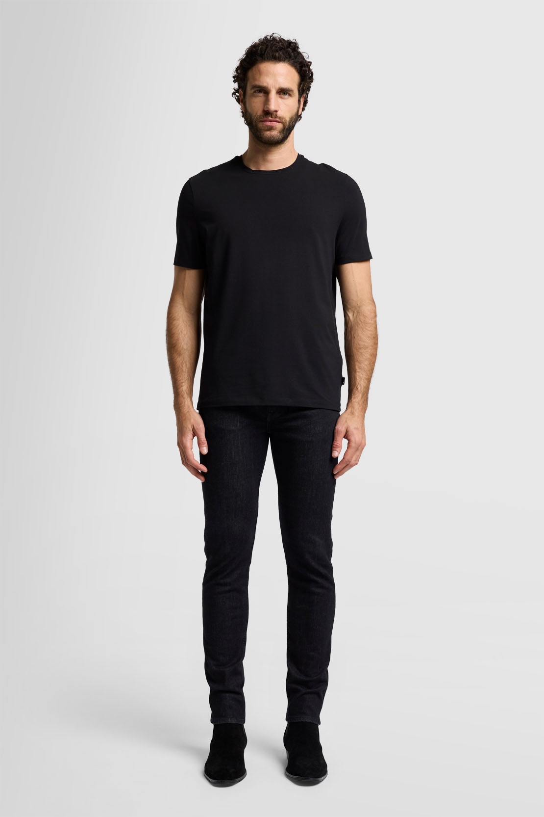 7 For All Mankind - Slimmy Tapered Stretch Tek Backquote - Slim Jeans - black
 
