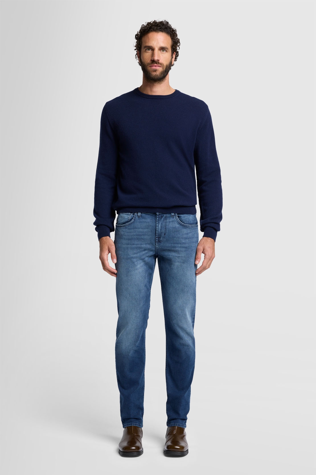 7 For All Mankind - Slimmy Tapered Comfort Luxe Atlantic - Slim Jeans - mid blue
 