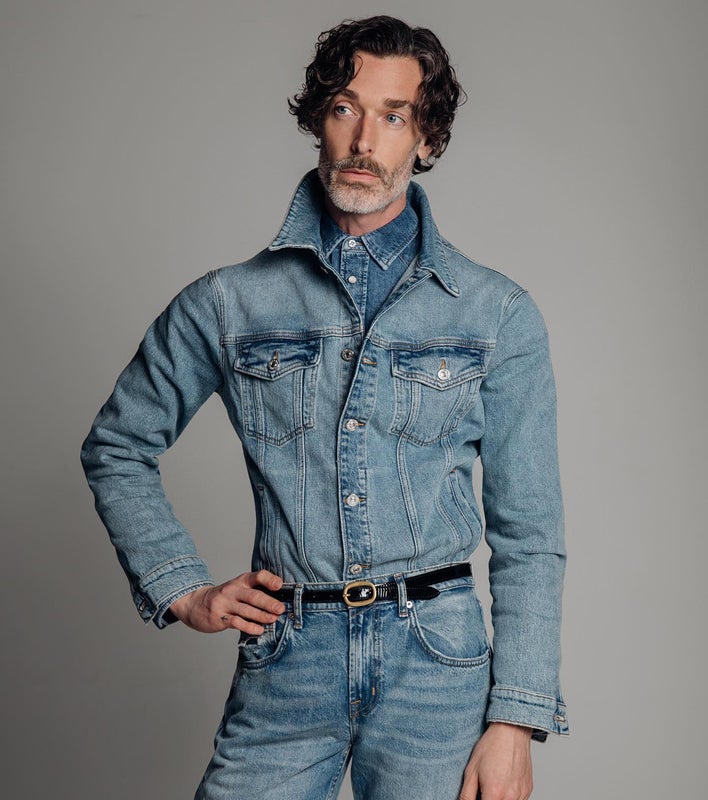7 For All Mankind Richard Biedul - Light Blue denim